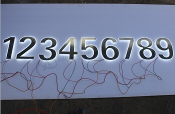 도매 조명 된 번호 기호 le디 창이 표지판