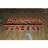 Wholesale custom Outdoor Advertising Face and Back Lit Illuminated Channel Letters