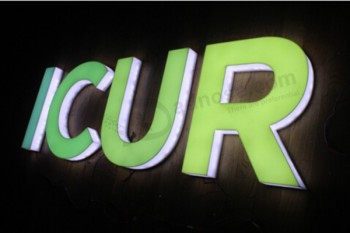 Outdoor LED Illuminated Acrylic Channel Letter Sign