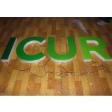 Lettres superbes Rée canAl acryliques complètement illuminées par superbes Rée quAlité supérieure avec Rées visages translucIRées Rée plexi