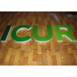 Super Bright Full Lit LED Acrylic Channel Letters with Translucent Plexi Faces