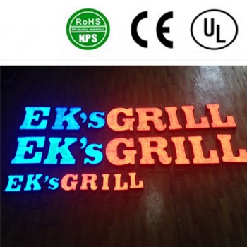 High Quality LED Full Lit Advertising Signs Letters Custom