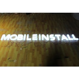 Advertising Acrylic LED Illuminated 3D Dimentional Sign Letters