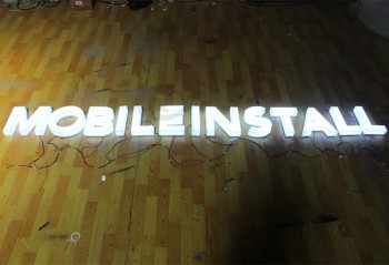 Advertising Acrylic LED Illuminated 3D Dimentional Sign Letters