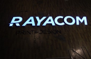 рекламный знак с надписью на передней панели, буквенное письмо с акриловым листом, наружная/внутренний светодиодный логотип
