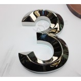 3D Stainless Steel Letter Vintage Metal Sign Letters