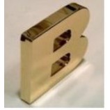 3D定制金属标志黄铜字母的标志