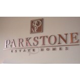 3D Letterring Plating Steel Antique Brass Channel Letter