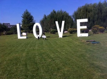 свадьба декоративные металлические буквы любовь знак