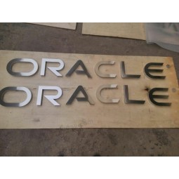 Brushed Stainless Steel Letter Sign