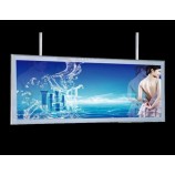 Reclame frameloze spanning uv stof leD lichtbak