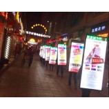 户外背包灯箱广告显示