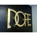 Factory Custom Metal Signs Letter Mirror Finished