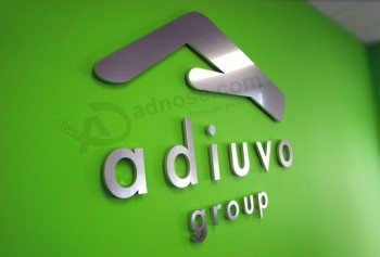 3D Laser Cut Stainless Steel Sign for Advertising