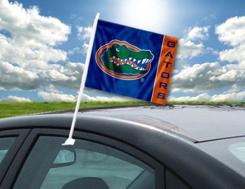 Al por mayor banderas personalizadas del equipo para los coches con poste de bandera de la ventana del coche