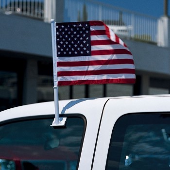 カスタマイズされた旗2017ベストセラーの車の窓アメリカの旗のポール