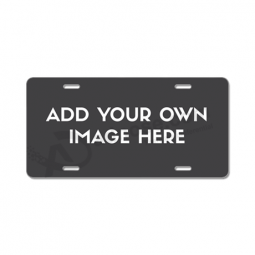 Custom high quality car license plate made of durable plastic with your logo