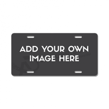Custom high quality car license plate made of durable plastic with your logo