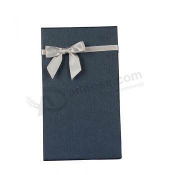 Wholesale custom high quality Grey Gift Pre-Tied Satin Ribbon Bows