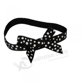 Wholesale custom high quality Black Grosgrain Ribbon Bows for Presents