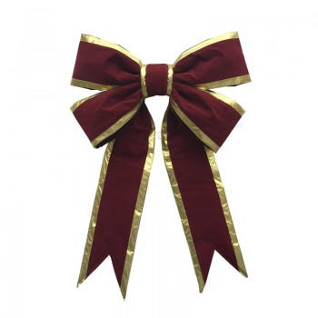 Gaint Velvet Charismas Gift Bows with Trim for with your logo