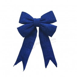 Giant Christmas Holiday Decoration Textured Glitter Bows (CBB-1109) for with your logo