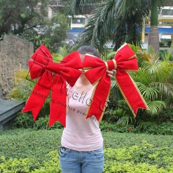 大红色圣诞礼物装饰弓待售 (CBB-1125) 用于您的徽标