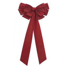 Burgundy Velvet Bow for Christmas Decoration for with your logo