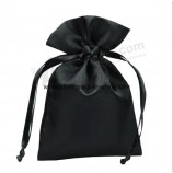 Custom Small Wedding Gift Favor Drawstring Satin Pouch Bags for with your logo