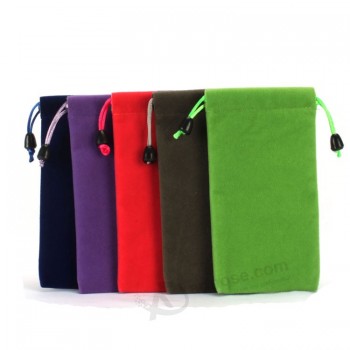 Wholesale custom high-end Small Flat Velvet Phone Bag (CVB-1110)