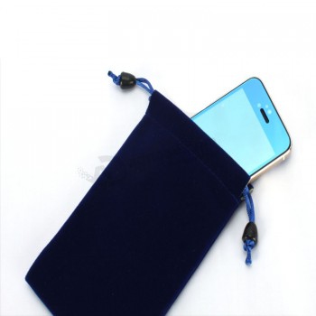 Wholesale custom high-end Mobilephone Velvet Pouch Wholesale (CVB-1115)