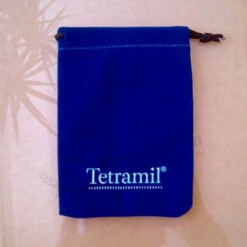 Custom high quality Small Velvet Gift Pouch Wholesale (CVB-1117)