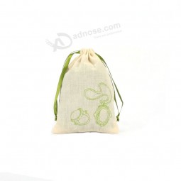 Handmade Drawstring Cotton Pouches Wholesale (CCB-2088) for custom with your logo