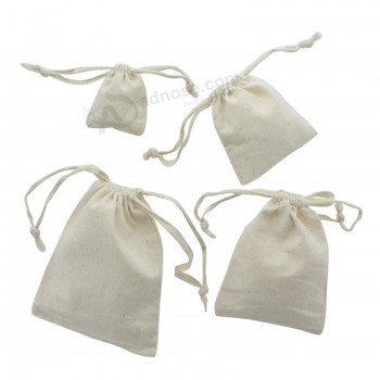 2016 Bolsas de embalagem de Presente de cordão de tecido de algodão Promocional (Ccb-1071) Para o costume com o seu logotiPo