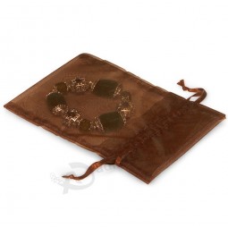 Benutzerdefinierte hochwertige schiere Schmuck Organza Taschen Fabrik Großhandel