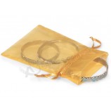 Wholesale custom high-end Sheer Flat Organza Bags for Jewelry