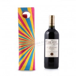 Großhandel benutzerdefinierte hoch-Ende Valentinstag Geschenk Flasche Taschen für Wein