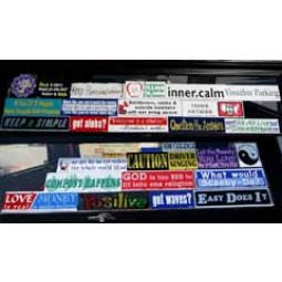 Custom PVC Bumper Decal Sticker Manufacturer