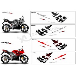 Annuncioesivo in Pvc, Annuncioesivo decorativo, decalcomania del motociclo (HX-Md-01)