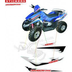 Het hete het verkoPen atv-embleem en sticker van het douaneontwerP (HX-Advertentie-01)