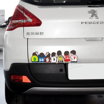 Groothandel oP maat hoog-Einde statische stickers voor auto met uw logo