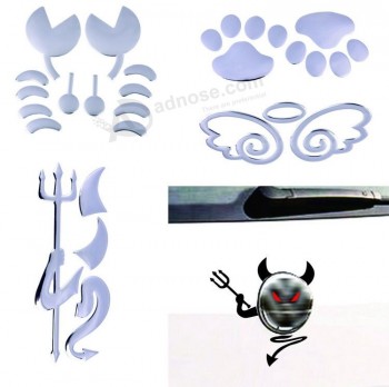 Custom high quality static cling bumper stickers for car
