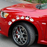 Lustige statische Aufkleber des großen kundensPezifischen großen weißen Kaninchens für Auto