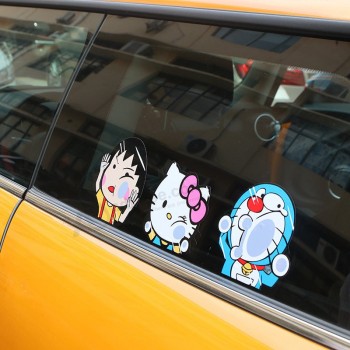 Wholesale custom Personalized Cartoon static stickers for car