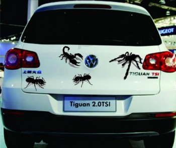 пользовательский автомобиль стикер 3d три-трехмерная тень паука паук скорпион мультфильм наклейки моделирования муравьи царапины наклейки