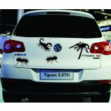 사용자 지정 자동차 스티커 3d 3-차원 그림자 털 거미 거미 전갈 만화 스티커 시뮬레이션 개미 스크래치 스티커