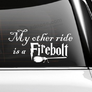Car Sticker Vinyl Decal My other ride is a... Inspired Vinyl