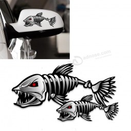 2017 Auto di scheletro di cartone animato auto di scheletro auto di Pesce riflettente