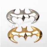 Etiqueta engomAnuncio.a del coche del diseño PagersonalizAnuncio.o gráficos de la insignia de las etiquetas engomAnuncio.as del batman del Metal. 3d Pagara la venta