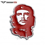 Custom de auto jeeP auto figuur che guevara Metaalen body modification logo aangebracht aan de achterzijde decoratieve Persoonlijkheid standaard